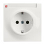 B&J2CKA002011A2712 / SCHUKO® Steckdosen-Einsatz mit Beschriftungsfeld / EAN 4011395542200