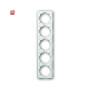 B&J2CKA001754A2452 / Abdeckrahmen 5-fach Rahmen / EAN 4011395542705