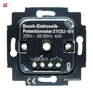 B&J2CKA006599A2035 / Busch-Drehdimmer UP, 1-10 V / EAN 4011395463802