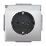 B&J2CKA002011A3851 / SCHUKO® Steckdosen-Einsatz mit Beschriftungsfeld / EAN 4011395086896