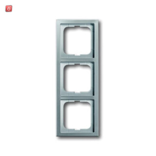 B&J2CKA001754A4319 / Abdeckrahmen pur edelstahl, 3-fach, Anti fingerprint, Edelstahl / EAN 4011395088371