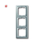B&J2CKA001754A4319 / Abdeckrahmen pur edelstahl, 3-fach, Anti fingerprint, Edelstahl / EAN 4011395088371