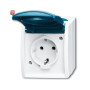 B&J2CKA002083A0817 / SCHUKO® Steckdose mit Klappdeckel / EAN 4011395993156