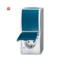 B&J2CKA001684A0316 / Kombination SCHUKO® Steckdose, mit Wippschalter Aus- und Wechselschalt / EAN 4011395992913