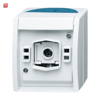 B&J2CKA001582A0305 / Lichtsignal 2661 W-53 mit Schraubklemmen, ohne Haube, ohne Lampe IP44 / EAN 4011395992838