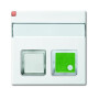 B&J2CKA001582A0398 / Zentralscheibe 2-fach, mit Beschriftungsfeld / EAN 4011395192559