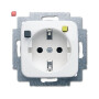 B&J2CKA003116A0660 / FI-SCHUKOMAT SCHUKO® Steckdosen-Einsatz mit Fehlerstrom-Schutzschalter / EAN 4011395189610