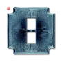 B&J2CKA001764A0257 / Sockel für 2 Modular-Jack-Buchsen 0210 und 0211 / EAN 4011395468807