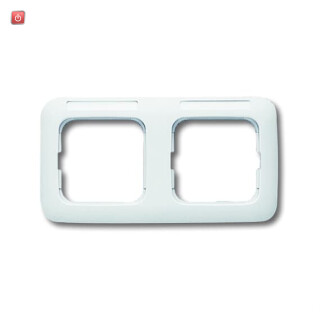 B&J2CKA001754A2171 / Abdeckrahmen Reflex SI m. Sichtfenster, Beschriftungstr. 2fach waager. / EAN 4011395173602