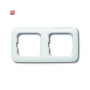B&J2CKA001754A2171 / Abdeckrahmen Reflex SI m. Sichtfenster, Beschriftungstr. 2fach waager. / EAN 4011395173602