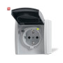 B&J2CKA003116A0664 / FI-SCHUKOMAT SCHUKO® Steckdose mit Fehlerstrom-Schutzschalter / EAN 4011395210222