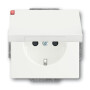 B&J2CKA002018A1530 / SCHUKO® Steckdosen-Einsatz mit Klappdeckel und int. erh. Berührungssch / EAN 4011395229323