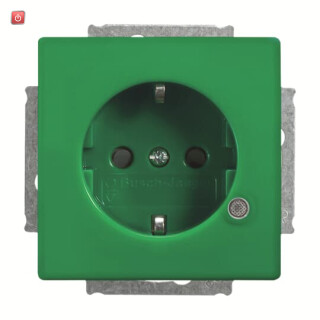 B&J2CKA002013A5467 / SCHUKO® Steckdosen-Einsatz mit LED Kontrolllicht / EAN 4011395260296