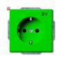 B&J2CKA002011A6260 / SCHUKO® Steckdosen-Einsatz mit Aufdruck / EAN 4011395260265