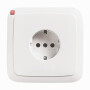 B&J2CKA002011A3132 / SCHUKO® Steckdose mit anschraubbarem Tragrahmen / EAN 4011395690604
