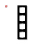 B&J2CKA001754A4243 / future® linear-Abdeckrahmen 4-fach Rahmen / EAN 4011395050835