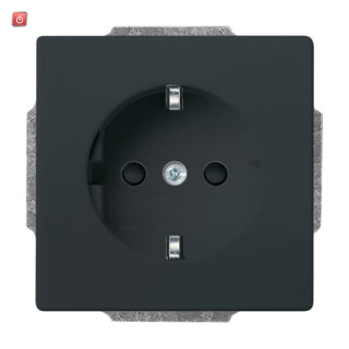 B&J2CKA002013A5265 / SCHUKO® Steckdosen-Einsatz mit erh. Berührungsschutz / EAN 4011395056189