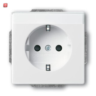 B&J2CKA002013A5430 / SCHUKO® Steckdosen-Einsatz mit Beschriftungsfeld/erh. Berührungsschutz / EAN 4011395228951