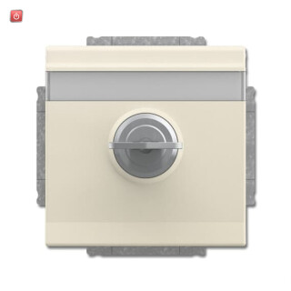 B&J2CKA002018A1559 / SCHUKO® Steckdosen-Einsatz mit Klappdeckel und Schloss / EAN 4011395225950