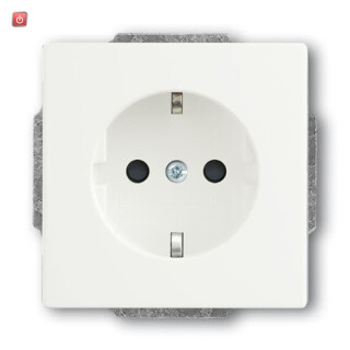 B&J2CKA002013A5453 / SCHUKO® Steckdosen-Einsatz mit erh. Berührungsschutz / EAN 4011395226780