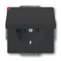 B&J2CKA002018A1517 / SCHUKO® Steckdosen-Einsatz mit Klappdeckel und int. erh. Berührungssch / EAN 4011395229187
