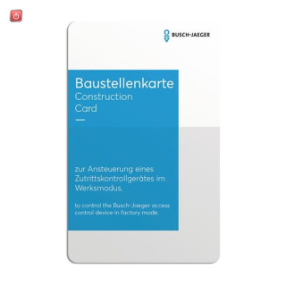 B&J2CKA008300A1011 / Baustellenkarte / EAN 4011395285664