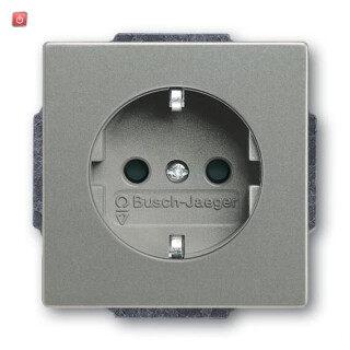 B&J2CKA002013A5473 / SCHUKO® Steckdosen-Einsatz mit erh. Berührungsschutz / EAN 4011395296868
