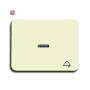 B&J2CKA001751A2524 / Wippe "Klingel" mit transparenter Kalotte alpha nea / exclusive elfenb / EAN 4011395916605