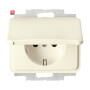B&J2CKA002018A1446 / SCHUKO® Steckdosen-Einsatz mit Klappdeckel / EAN 4011395919200