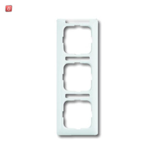 B&J2CKA001754A4061 / Abdeckrahmen Reflex SI Linear, Sichtf. u. Beschriftungstr. 3-f. senkr. / EAN 4011395969496