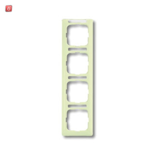 B&J2CKA001754A4098 / Busch-Duro 2000® SI Linear-Abdeckrahmen 4-fach Rahmen / EAN 4011395991589
