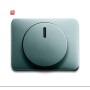 B&J2CKA006599A2855 / Zentralscheibe mit Drehknopf 6540. für Busch-Dimmer alpha exclusive ti / EAN 4011395006337