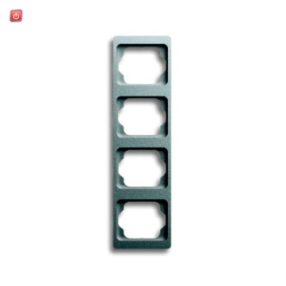 B&J2CKA001754A4130 / Abdeckrahmen 4-fach Rahmen / EAN 4011395012116