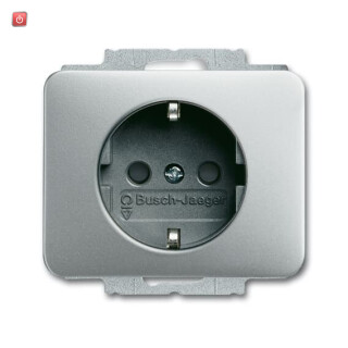 B&J2CKA002013A5253 / SCHUKO® Steckdosen-Einsatz mit erh. Berührungsschutz / EAN 4011395006290