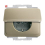 B&J2CKA002018A1464 / SCHUKO® Steckdosen-Einsatz mit Klappdeckel / EAN 4011395005422