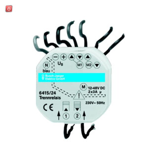 B&J2CKA006410A0363 / Busch-Jalousiecontrol® II Trennrelais Gleichstromantriebe 2-fach / EAN 4011395019672