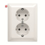 B&J2TKA00003911 / 202 EUJB-914 SCHUKO Doppelsteckdose volle Abdeckung / EAN 6438199005560