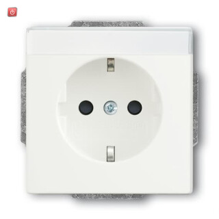 B&J2CKA002013A5433 / SCHUKO® Steckdosen-Einsatz mit Beschriftungsfeld/erh. Berührungsschutz / EAN 4011395228982