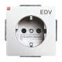 B&J2CKA002013A5273 / SCHUKO® Steckdosen-Einsatz mit Aufdruck "EDV" / EAN 4011395074954