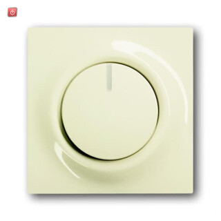 B&J2CKA006599A2916 / Zentralscheibe mit Drehknopf, Bef.-Mutter und Glimmlampe / EAN 4011395082829
