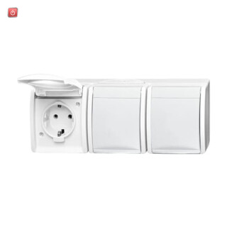 B&J2CKA002084A0712 / SCHUKO® Steckdose 3-fach / EAN 4011395079669