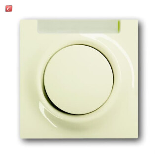 B&J2CKA001753A0062 / Zentralscheibe mit Betätigungsknopf und Glimmlampe / EAN 4011395083024