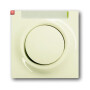 B&J2CKA001753A0062 / Zentralscheibe mit Betätigungsknopf und Glimmlampe / EAN 4011395083024