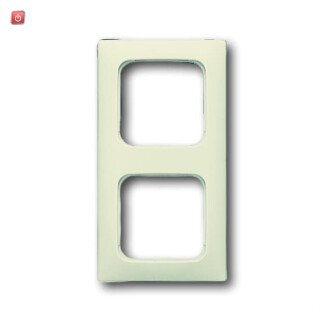 B&J2CKA001725A1490 / Busch-Duro 2000® SI Linear-Abdeckrahmen 2-fach Rahmen / EAN 4011395117323