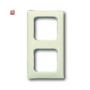 B&J2CKA001725A1490 / Busch-Duro 2000® SI Linear-Abdeckrahmen 2-fach Rahmen / EAN 4011395117323
