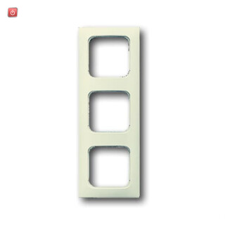 B&J2CKA001725A1491 / Busch-Duro 2000® SI Linear-Abdeckrahmen 3-fach Rahmen / EAN 4011395117330