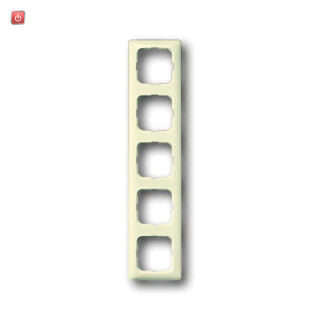 B&J2CKA001725A1493 / Busch-Duro 2000® SI Linear-Abdeckrahmen 5-fach Rahmen / EAN 4011395117354