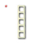 B&J2CKA001725A1493 / Busch-Duro 2000® SI Linear-Abdeckrahmen 5-fach Rahmen / EAN 4011395117354