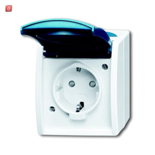 B&J2CKA002083A0842 / SCHUKO® Steckdose mit erh. Berührungsschutz / EAN 4011395114940