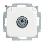 B&J2CKA002018A1479 / SCHUKO® Steckdosen-Einsatz mit Klappdeckel und Schloss / EAN 4011395036846